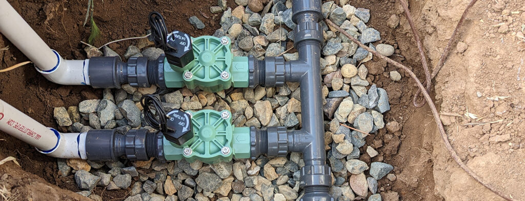 New valve manifold installed underground by Loose Dirt