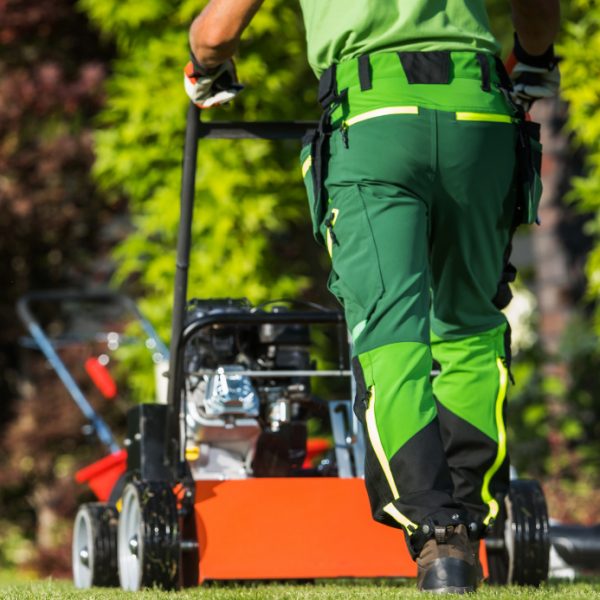 loose dirt field tech power seeding a lawn